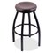 Holland Bar Stool Co 30" Swivel Bar Stool, Black Wrinkle, Dark Cherry Maple Seat 80230BWDCMpl - alternate 3